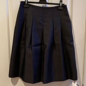 EUC Rickie Freeman Teri Jon Elegant Black Pleated Skirt